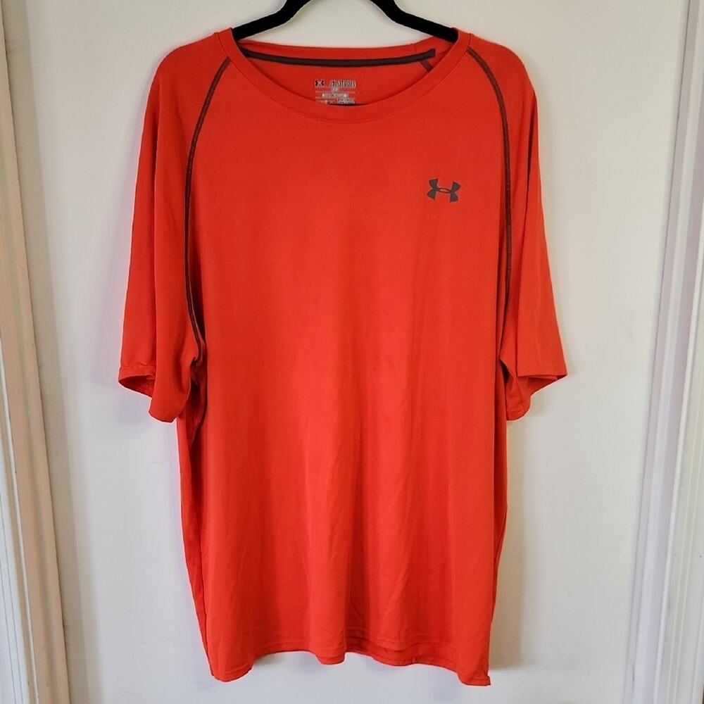 Under Armour Orange Short Sleeve Athletic Tee